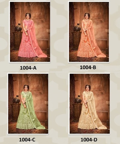 Mrudangi Maharani 1004 Colour Edition Designer Lehenga